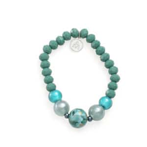 Antica Murrina. Bracelet Fenice Vert