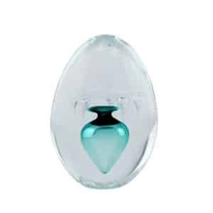 Jan Machalek. Œuf Apesanteur Turquoise