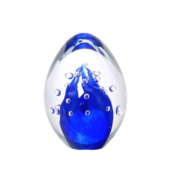 Jan Machalek. Œuf Jongleur Bleu Cobalt
