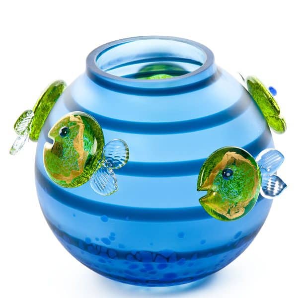 Borowski. Vase Aqua Bleu