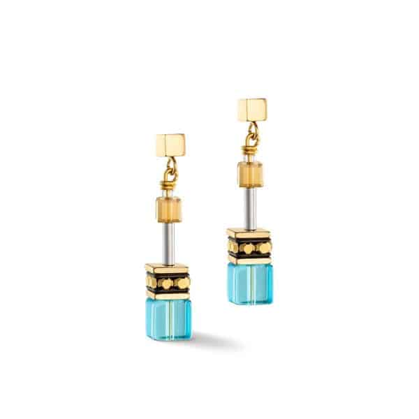 Cœur de Lion. Bracelet GeoCube Iconic Or Turquoise – Image 3