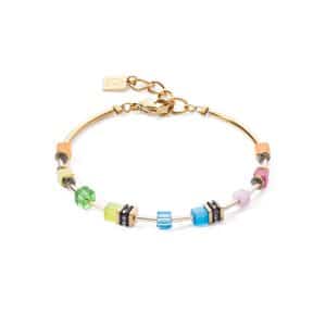 Cœur de Lion. Bracelet GeoCube® Lite Mini Rainbow