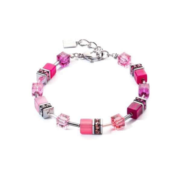 Cœur de Lion. Boucles d'Oreilles GeoCube® Iconic Viva Magenta – Image 3