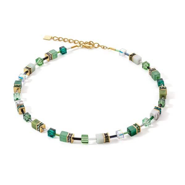 Cœur de Lion. Boucles d'Oreilles GeoCube® Iconic Precious Vert – Image 2
