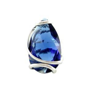 Andrea Marazzini. Bague Drop Bleu Saphir & Argent