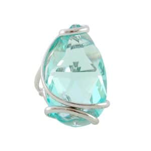 Andrea Marazzini. Bague Drop Turquoise & Argent