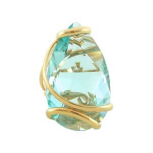 Andrea Marazzini. Bague Drop Turquoise & Or
