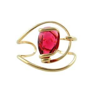 Andrea Marazzini. Bracelet Drop Rose Rubis & Or