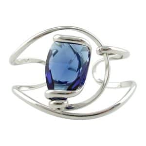 Andrea Marazzini. Bracelet Drop Bleu Saphir & Argent