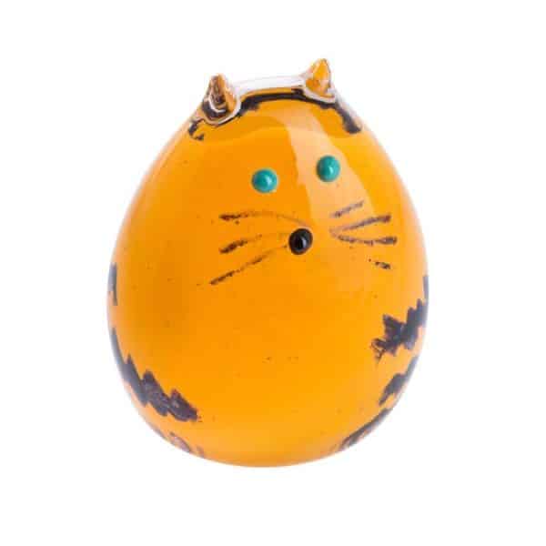 Caithness Glass. Chat Tigré