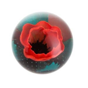 Caithness Glass. Coquelicot