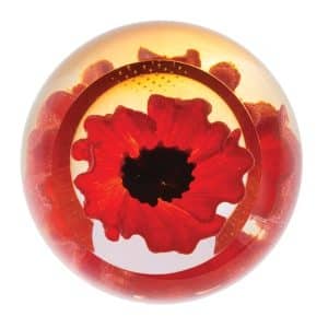 Caithness Glass. Coquelicot