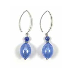 Antica Murrina. Boucles d'Oreilles Aïda Bleu