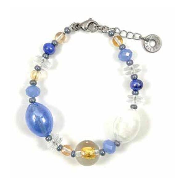 Antica Murrina. Boucles d'Oreilles Aïda Bleu – Image 3