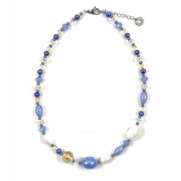 Antica Murrina. Boucles d'Oreilles Aïda Bleu – Image 2