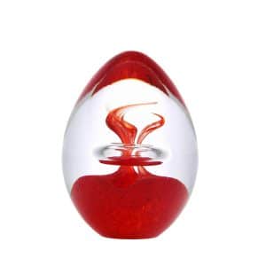 Jan Machalek. Œuf Flacon de Parfum Corail