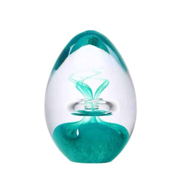 Jan Machalek. Œuf Flacon de Parfum Turquoise