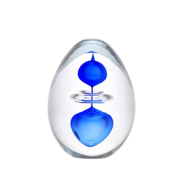 Jan Machalek. Œuf Reflet Bleu cobalt