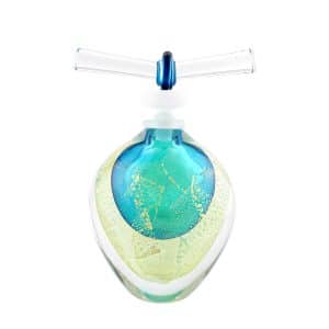 Olivier Mallemouche. Flacon Nuage Céleste Turquoise