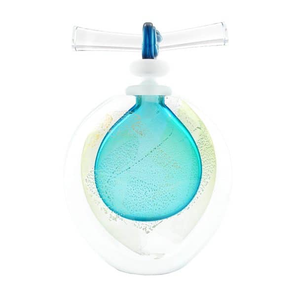 Olivier Mallemouche. Flacon Nuage Céleste Turquoise