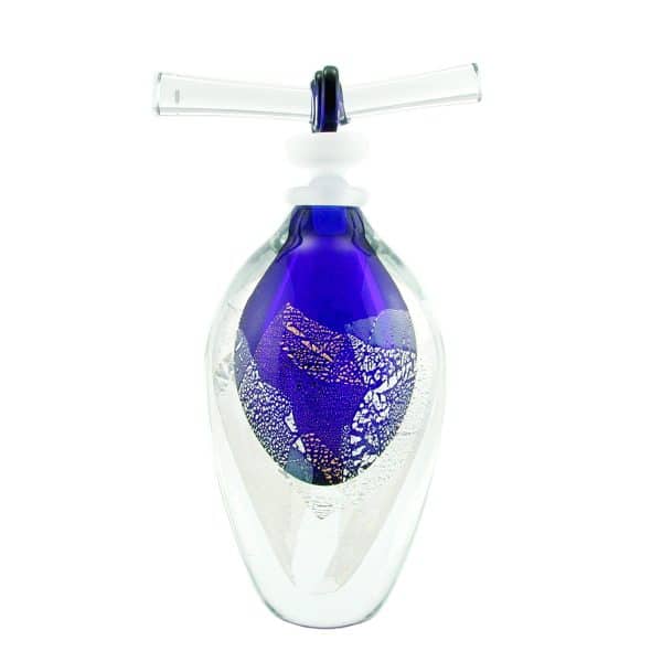 Olivier Mallemouche. Flacon Nuage Céleste Bleu Cobalt