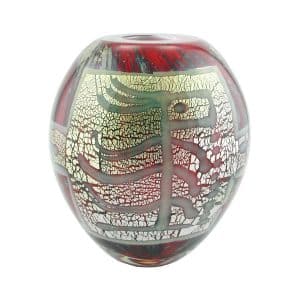 Olivier Mallemouche. Vase Pictogramme Rouge
