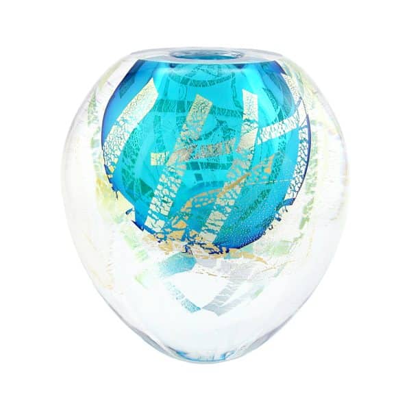 Olivier Mallemouche. Vase Constellation Turquoise