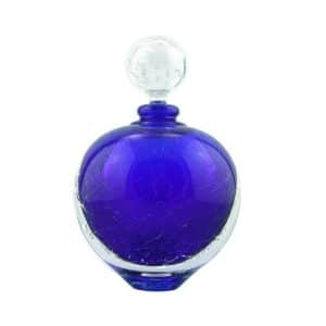 Jorge Mateus. Flacon Cristaux Bleu Cobalt