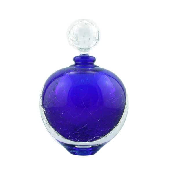 Jorge Mateus. Flacon Cristaux Bleu Cobalt