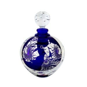 Jorge Mateus. Flacon Perle de Lune Bleu Cobalt & Argent