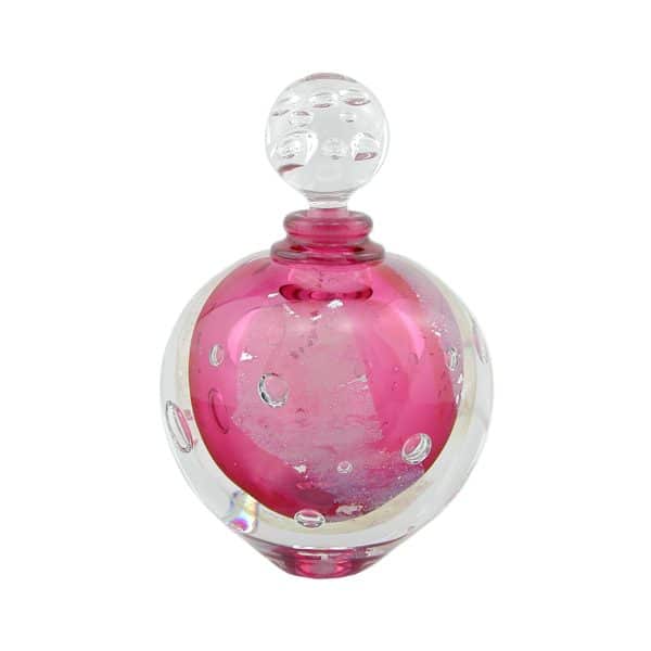 Jorge Mateus. Flacon Perle de Lune Rose Rubis & Argent