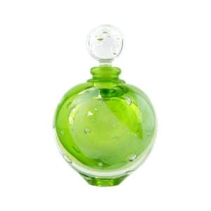 Jorge Mateus. Flacon Perle de Lune Vert Anis & Argent