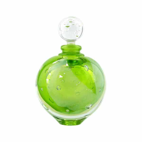 Jorge Mateus. Flacon Perle de Lune Vert Anis & Argent