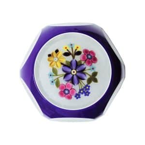 Peter McDougall. Overlay Bleu & Fleurs