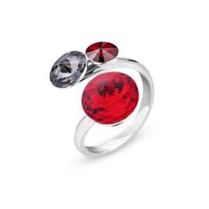 Spark. Bague Lollipop Rouge Rubis