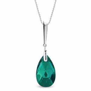 Spark. Collier Lacrima Vert Emeraude