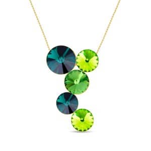 Spark. Collier Lollipop Vert & Or