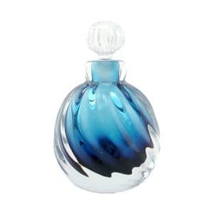 Pierre Marion. Flacon Cannelé Bleu Saphir