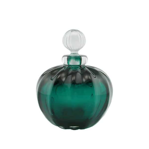 Pierre Marion. Flacon Cannelé Vert Émeraude