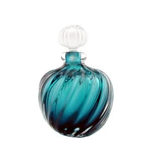 Pierre Marion. Flacon Cannelé Turquoise