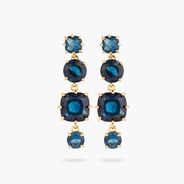 Les Néréides. Collier Long Diamantine Bleu Océan – Image 5