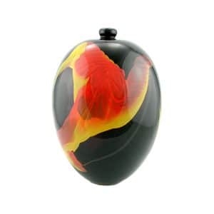 Robert Pierini. Vase Rouge & Noir