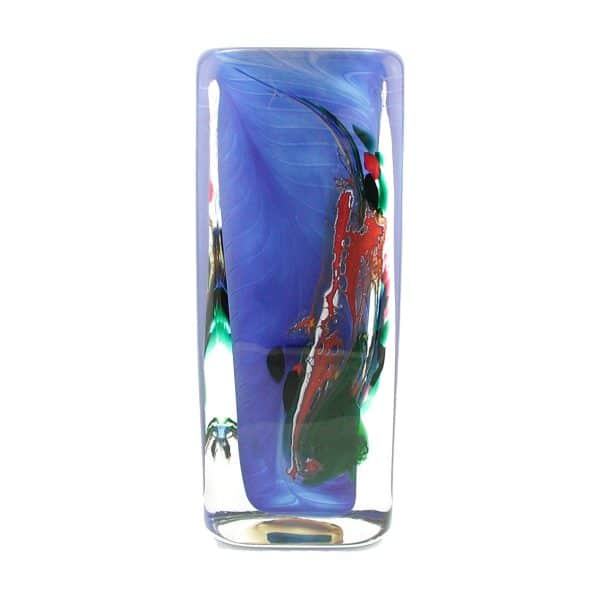 Robert Pierini. Vase Cube Bleu Océan – Image 2