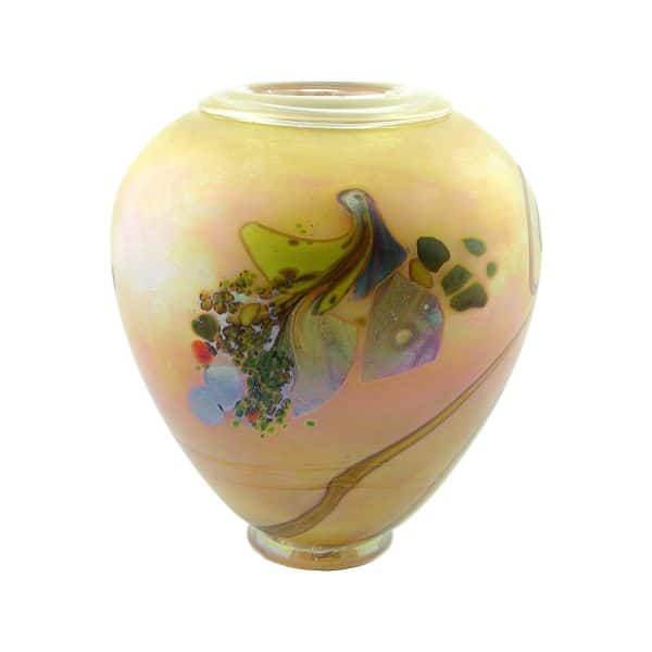 Robert Pierini. Vase Irisé Ivoire