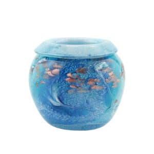 Didier Saba. Vase Boule Bleu d'Antibes