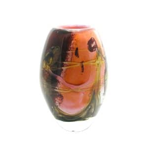 Didier Saba. Vase Ovale Corail