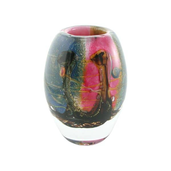 Didier Saba. Vase Ovale Flamingo – Image 3