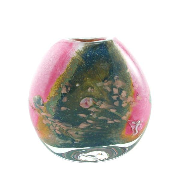 Didier Saba. Vase Plat Flamingo