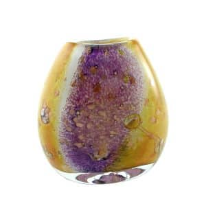 Didier Saba. Vase Plat Miel & Lavande