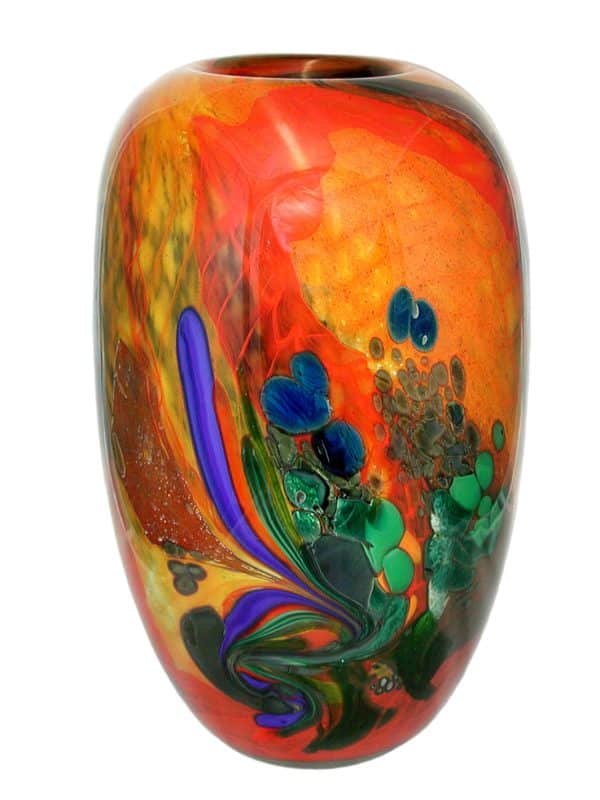Robert Pierini. Vase Mandarine